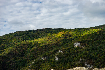 Caucasus mountain landscape in Georgia