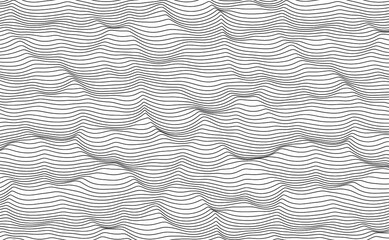 Minimalist line abstract background. Vector illustration. Line flow.