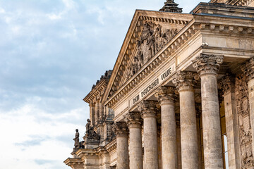 Architectonical Detail of the german Parlament (Bundestag)