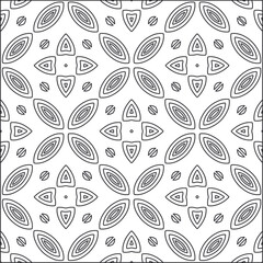  Vector pattern with symmetrical elements . Repeating geometric tiles from striped elements. black patterns.