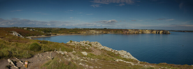 beautiful landscape of the peninsula of crozon