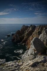 Pen-Hir tip on the peninsula of crozon on brittany