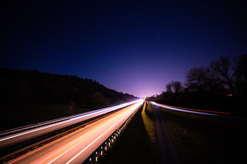 highway at night