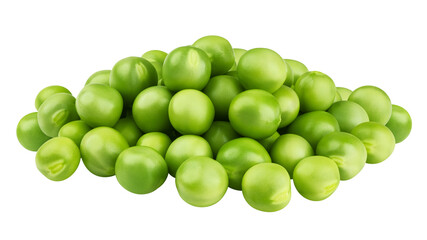 green Pea, isolated on white background, clipping path, full depth of field