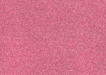 Fototapeta premium Pink Glitter Christmas card bright textured illustration