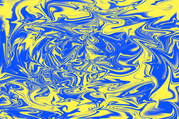 Abstract colorful wave background. Abstract modern dynamic stylish yellow and blue decorative pattern wave background.
