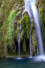 Amazing view of Krushuna Waterfalls, Bulgaria