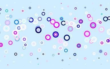 Light Multicolor vector pattern with spheres.