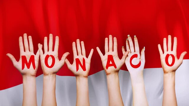 Monaco Country Flag
Animated Monaco a flag with animated hand with text writing as Monaco