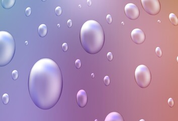 Light Multicolor vector background with dots.