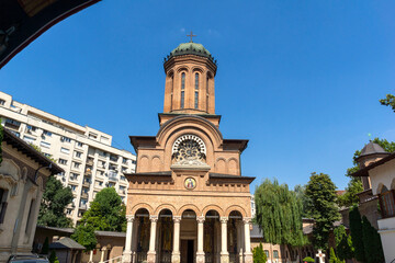 Antim monastery of All Saints in city of Bucharest, Romania