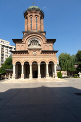 Fototapeta na wymiar Antim monastery of All Saints in city of Bucharest, Romania