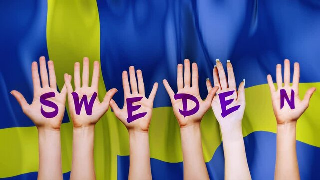 Sweden Country Flag
Animated Sweden a flag with animated hand with text writing as Sweden