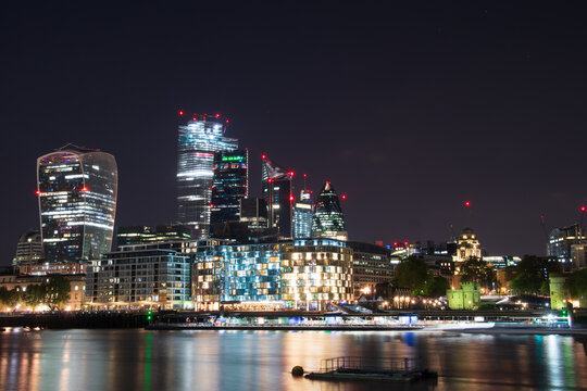 London Skyline Nacht