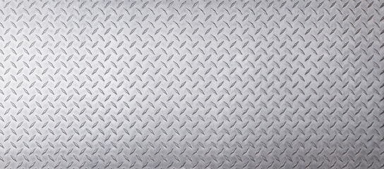 metal texture with diamond pattern. light stainless steel background