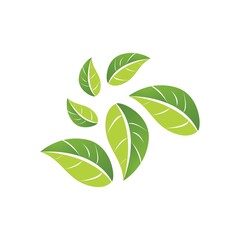 Green leaf logo