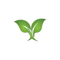 Green leaf logo