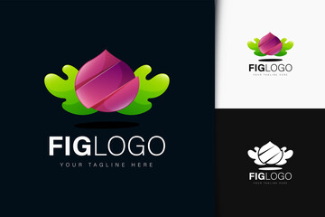 Fig logo design with gradient