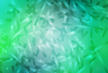 Fototapeta premium Light Green vector background with straight lines.