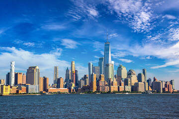 Manhattan cityscape in New York