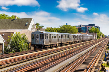 Train in Chicago