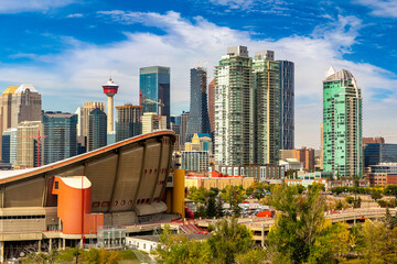 Calgary in sunny day, Canada