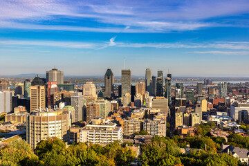 Panoramic view of Montreal, Canada