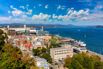 Aerial view of Quebec city