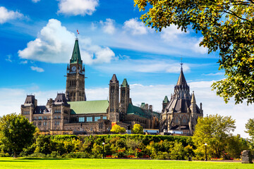 Canadian Parliament in Ottawa - obrazy, fototapety, plakaty
