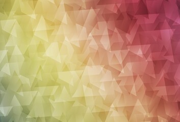 Light Green, Red vector template with rhombus.