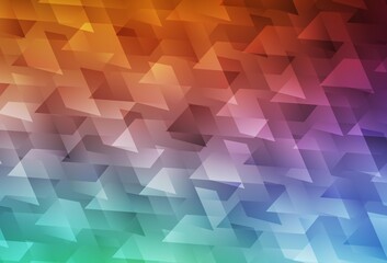 Light Green, Red vector background with rectangles.