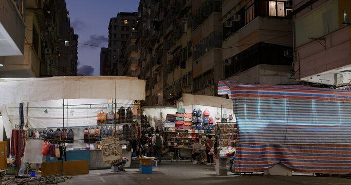 Ladies Market In Hong Kong