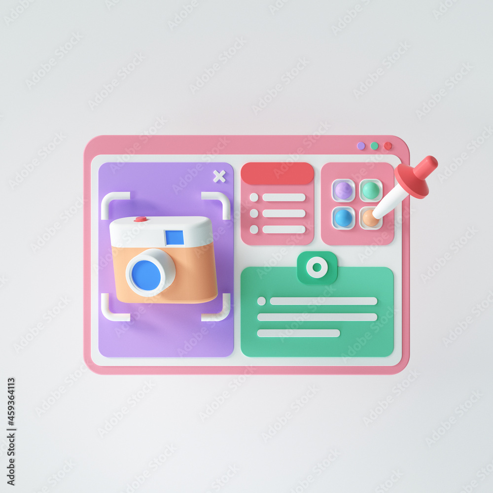 Poster design and development of a 3d website concept. search engine optimization (seo) analysis, applicati