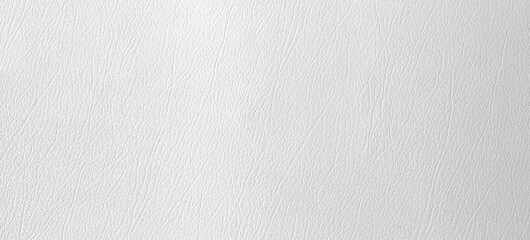 Panorama of White genuine cow leather of the sofa texture and background seamless