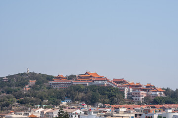 Architectural complex of Mazu temple on Meizhou Island, China