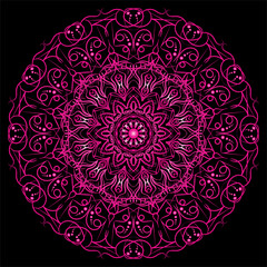 Circular pattern in form of mandala
