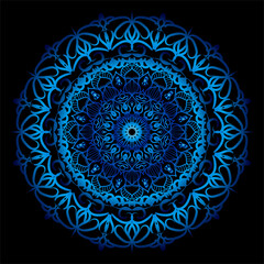 Circular pattern in form of mandala