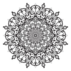 Circular pattern in form of mandala