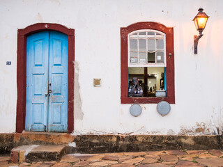 Loja de artesanatos em Tiradentes, Minas Gerais, Brasil