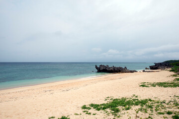 与論島の品覇海岸（シナパ）