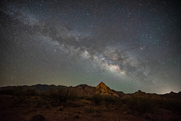 Elephant Head Mountain under the Milky Way