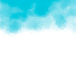 Abstract blue watercolor gradient paint grunge texture background.