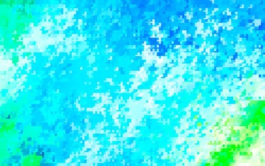 Light Blue, Green vector background with rectangles.