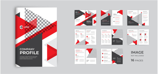 Corporate modern company profile and  multipage business brochure design template