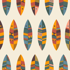 Hand drawn various shapes theme vector seamless pattern. Contemporary abstract modern trendy vector illustrations. Pastel colors. vector