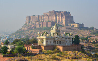 View of Jaswant Thada in Jodhpur, India