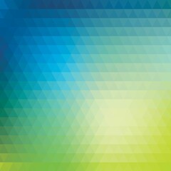 Fototapeta na wymiar Blue and green abstract triangular background. polygonal style. eps 10