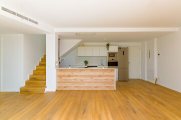 Cocina de obra nueva y diseño arquietectura