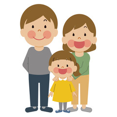 寄り添う親子 4