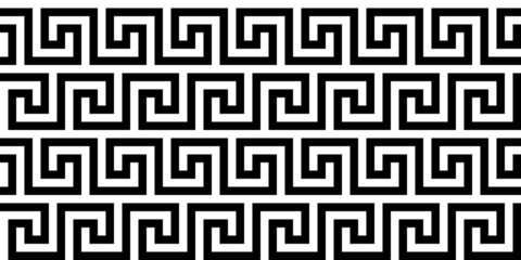Greece ancient ornament. Meandr seamless pattern. Endless mosaic. Vector illustration.